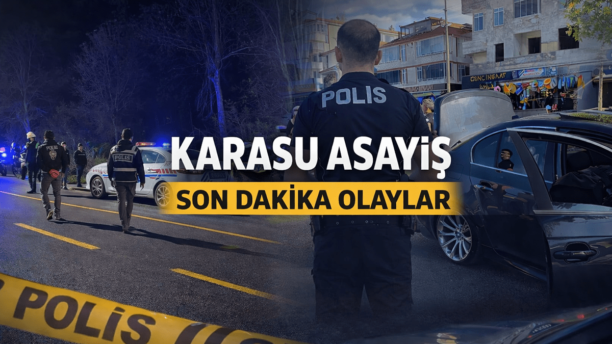 Karasu’da polis ekiplerinin gece saatlerinde gerçekleştirdiği asayiş uygulaması