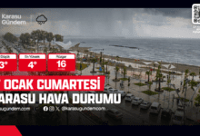 17 Ocak 2026 Karasu Hava Durumu