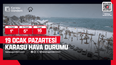 19 Ocak 2026 Karasu Hava Durumu