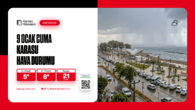 9 Ocak Cuma Karasu Hava Durumu