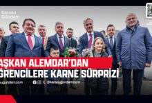 Başkan Alemdar'dan karne süprizi