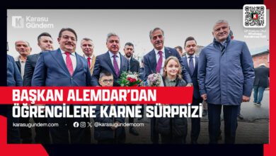 Başkan Alemdar'dan karne süprizi