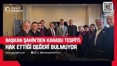 Başkan Şahin Karasu'yu ziyaret etti