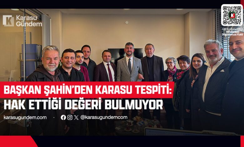 Başkan Şahin Karasu'yu ziyaret etti