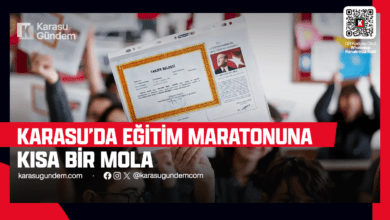 Karasu'da Karne Heyecanı Öğrenciler Tatile Çıkıyor