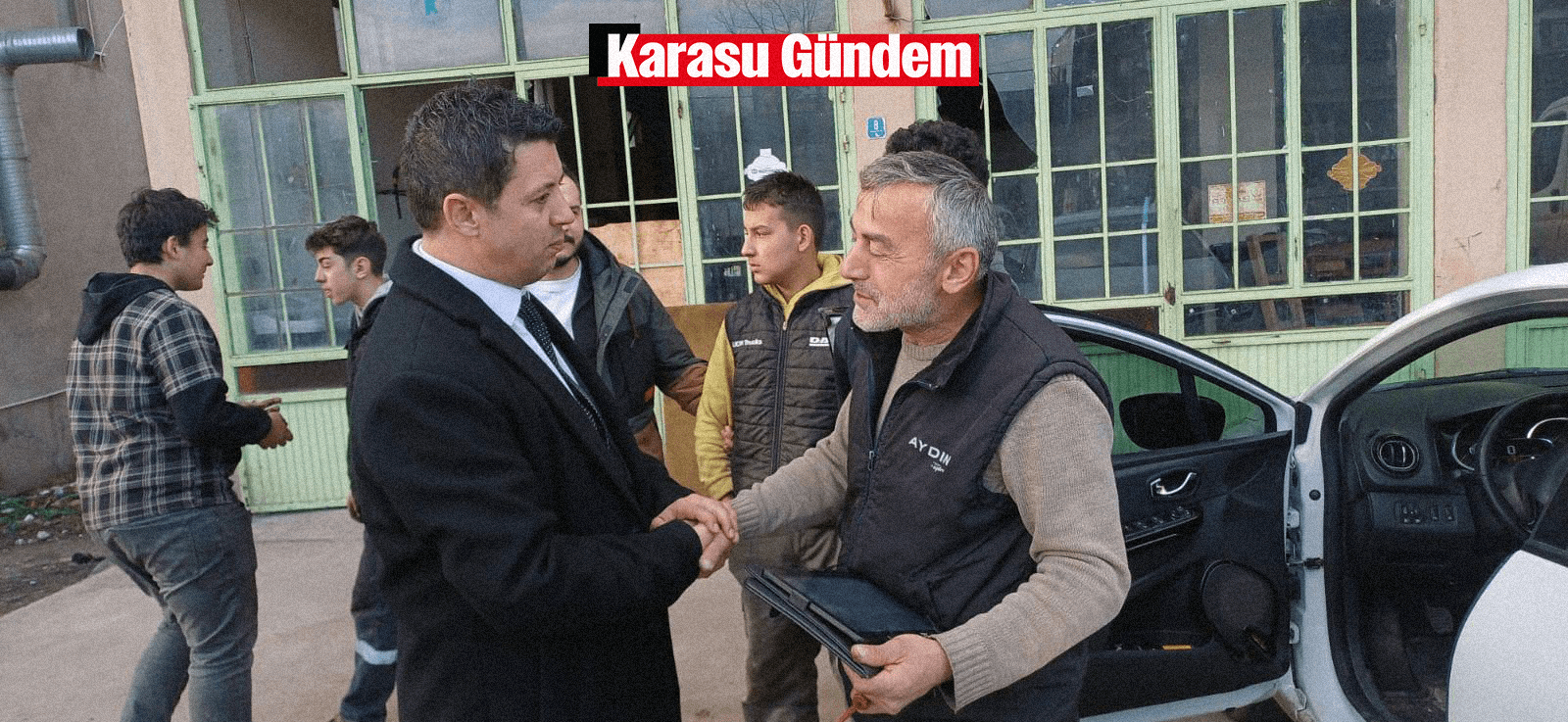 Levent Arslan Karasu Esnaf Odası Seçim Gezisi