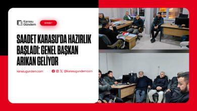 Karasu Saadet partisi hazırlığa başladı başkan Arıkan geliyor