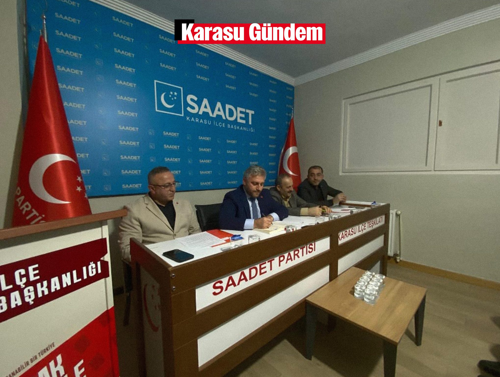 Saadet Partisi Karasu Divan Toplantısı kareler