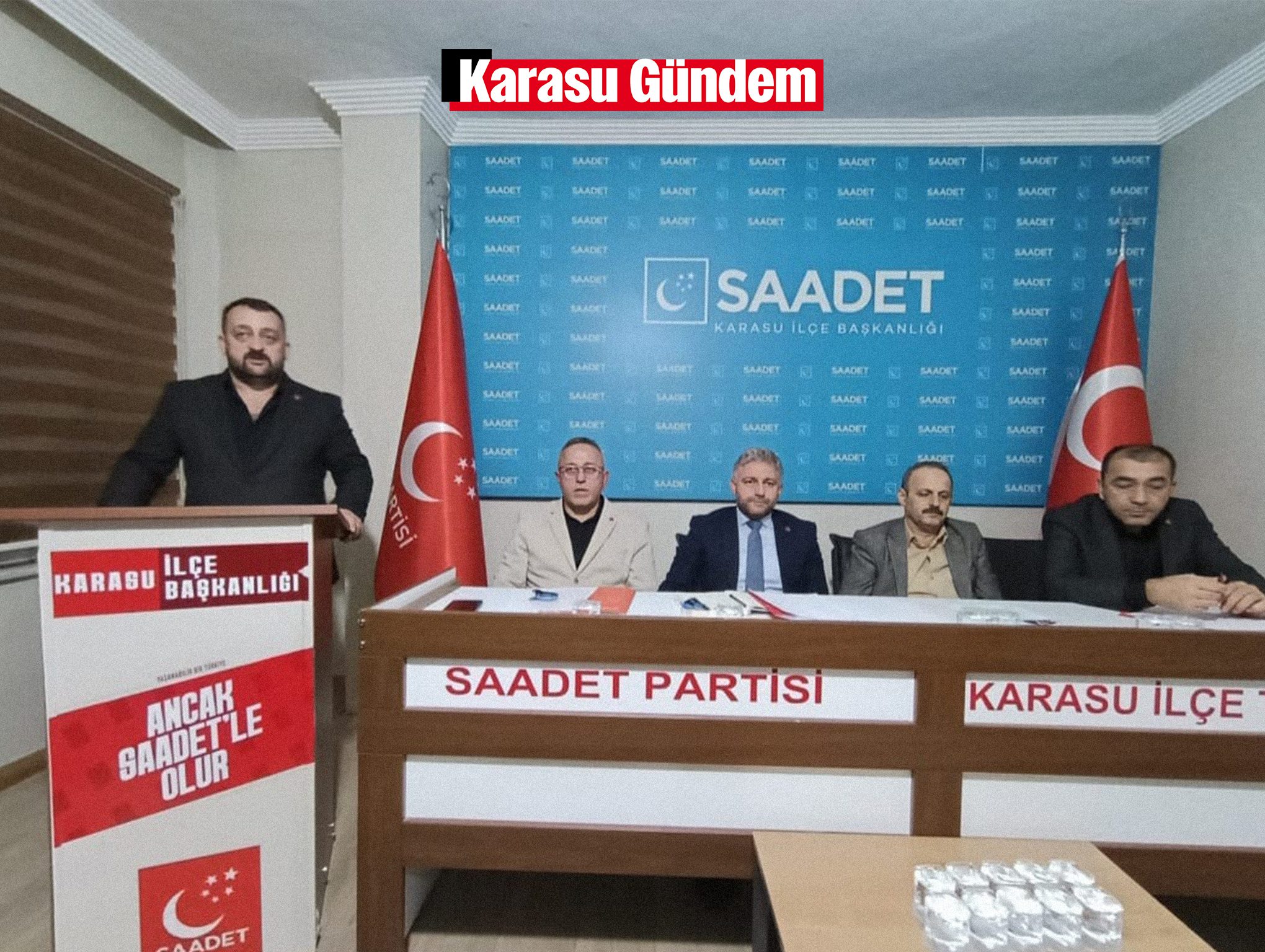 Saadet Partisi Karasu Divan Toplantısı kareler 2