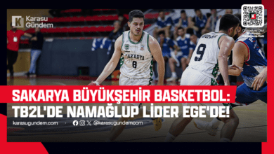 Namağlup Sakarya Büyükşehir Belediyesi Basketbol Takımı Ege İle karşı karşıya
