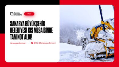 Sakarya Büyükşehir Belediyesi kış mesaisinde!