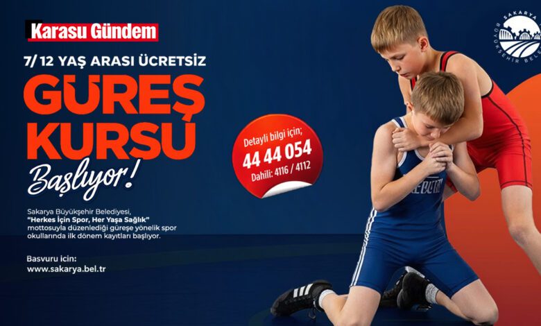 Sakarya Ücretsiz Güreş Okulu