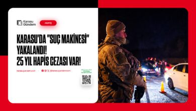 Karasu'da "Suç Makinesi" Yakalandı: 25 Yıl Hapis Cezası Var!