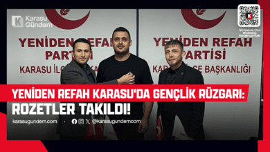 Yeniden Refah Partisi Karasu Rozet Töreni