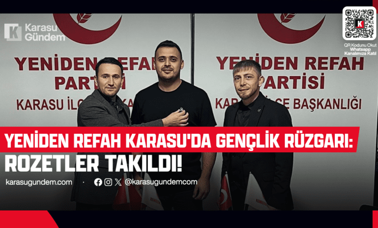 Yeniden Refah Partisi Karasu Rozet Töreni