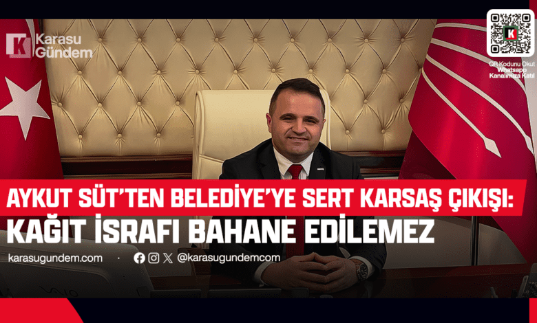 Karasu Meclisi’nde Tansiyon Yükseldi: Aykut Süt Mali Raporları Sordu, Cevap Gelmedi
