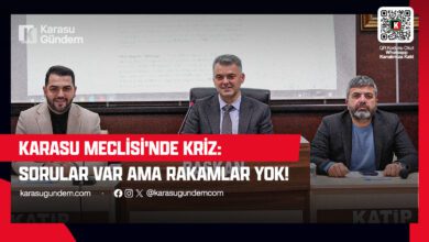 Karasu Belediye Meclisinde Olay
