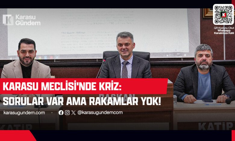 Karasu Belediye Meclisinde Olay