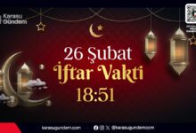 26 Şubat Perşembe Sakarya Karasu iftar vakti, akşam ezanı saati ve günlük namaz vakitleri tablosu.