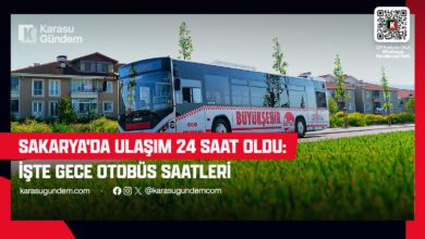 Sakarya gece otobüsü