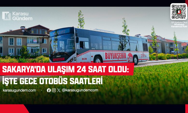 Sakarya gece otobüsü