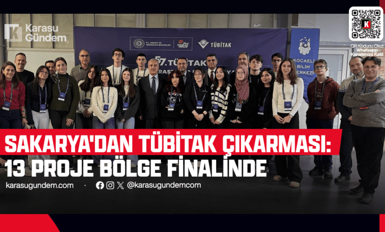 Sakarya'dan 6 okulun katıldığı TÜBİTAK 57. Lise Öğrencileri Araştırma Projeleri İstanbul Asya Bölge Finali, Kocaeli Bilim Merkezi'nde başladı.