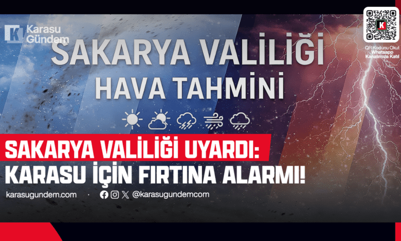 10 Şubat Karasu Hava Durumu: Fırtına Geliyor