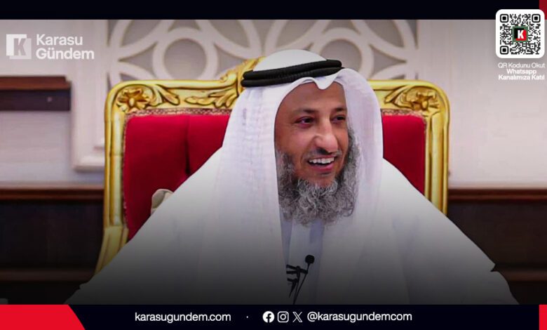 2022 yılında Sakarya Tozlu Camii'nde verdiği vaazla gündem olan Kuveytli Vehhabi şeyhi Osman El Hamis'in fotoğrafı.